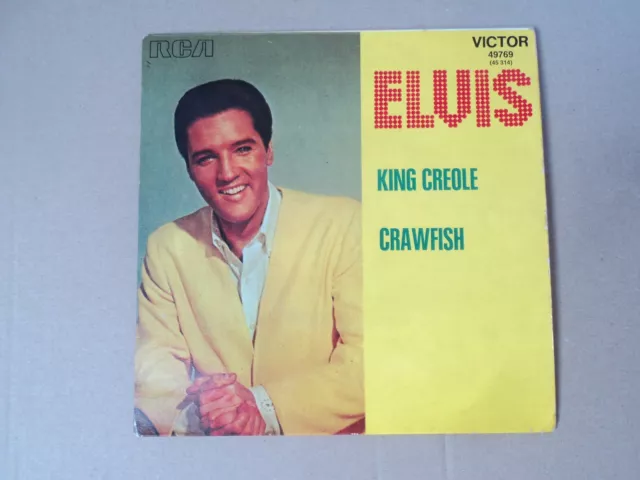 Elvis Presley King Creole / Crawfish Vinyl  45T 49769 RCA Victor serie des 5O