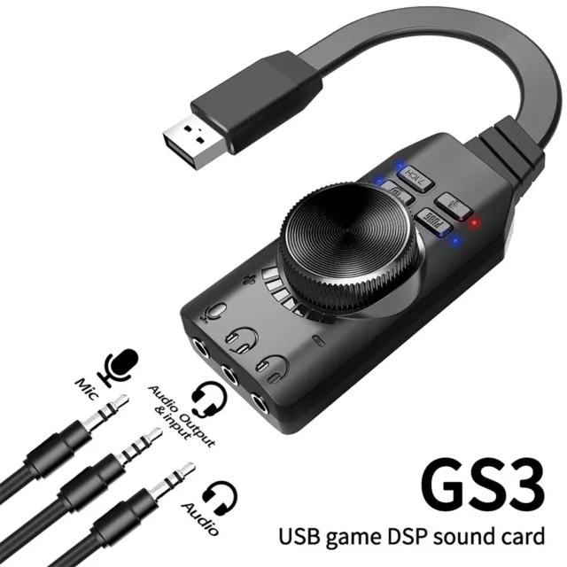Boost Your Gaming Audio USB External Sound Card with Virtual 7 1 Channel