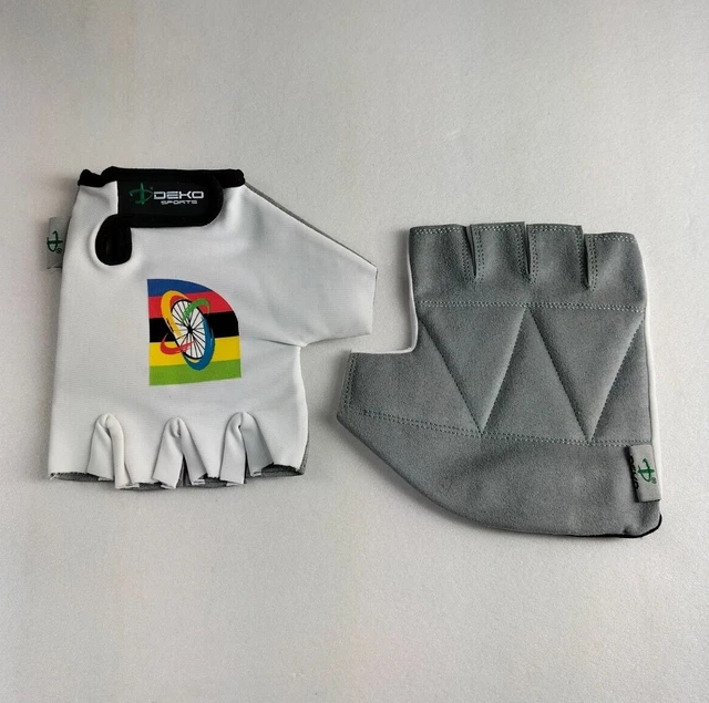 Guanti Ciclismo Promo Bianco Bicicletta Da Corsa MTB Spinning Estivi XXL