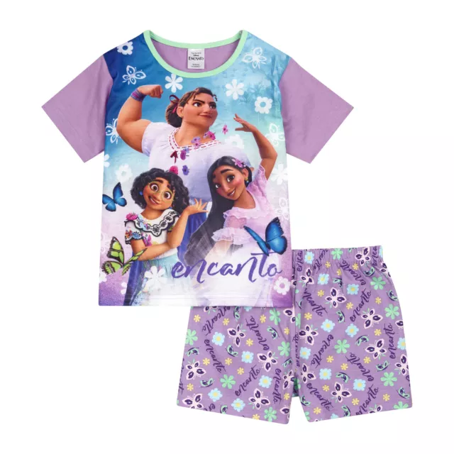 Disney Encanto Girls Short Pyjamas, Mirabel Pjs, Ages 3 to 10 Years Old