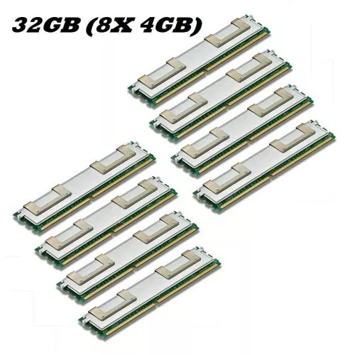 8x 4GB 32GB RAM für DELL PowerEdge 1950 FB DIMM DDR2 Speicher Fully Buffered