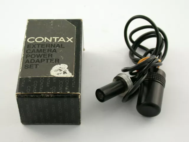 CONTAX RTS External Camera Power Apapter Set externe Stromversorgung NOS /1223