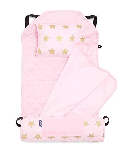 Alfombra de siesta moderna para niños con almohada reutilizable para niños y niñas, perfecta para