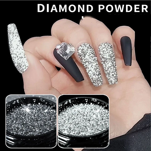 Nuevo cristal de moda resaltado reflectante estroboscópico amigo diamantes de uñas