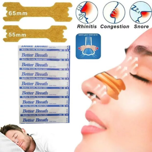 Australia Best Better Breath Nasal Strips 200 Medium Size Anti Snore Nose strips