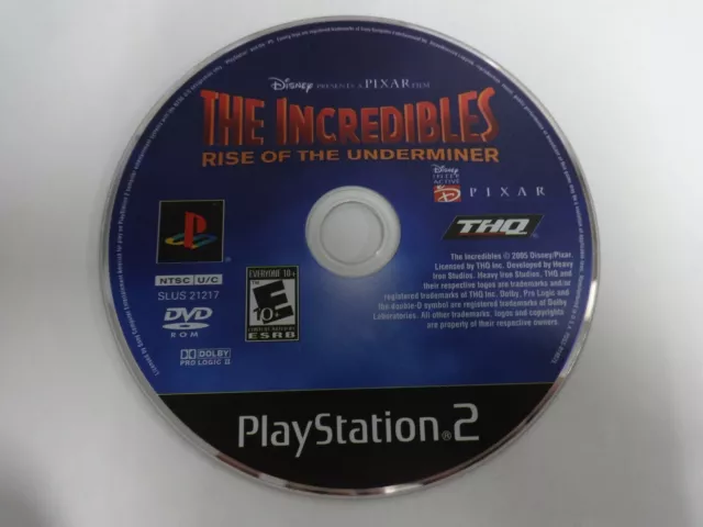 DisneyPixar The Incredibles Rise of the Underminer jogo playstation ps2 +  fini - Escorrega o Preço
