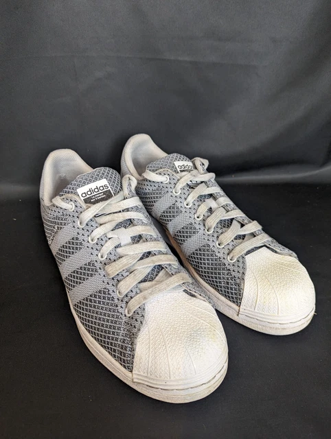 ADIDAS SUPERSTAR WEAVE Trainers Sneakers Grey Mens Size UK 10 39.99 PicClick UK