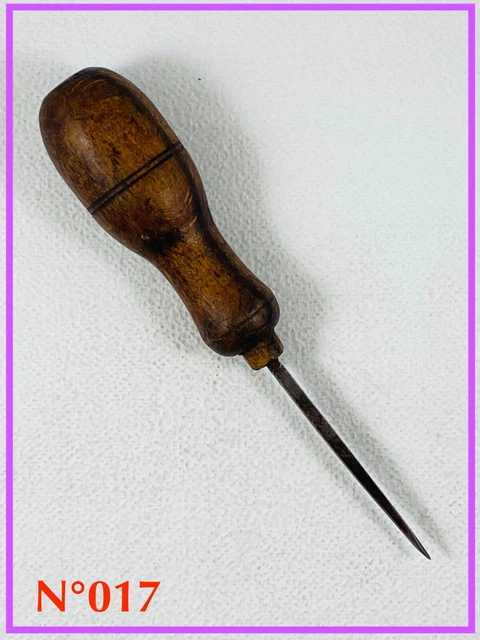 Ancien Crochet De Cordonnier / Bourrelier – Outil Sellier Longueur 15 Cm