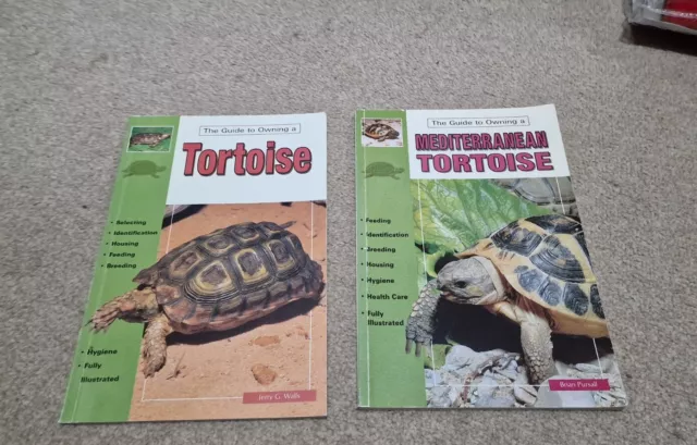 Book Bundle x2. Tortoise, How To Keep Tortoise As Pets. Great condition.