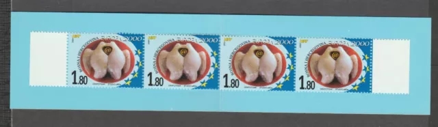 s36326 BOSNIA CROATIA 2000 EUROPA CEPT MNH** Booklet FUTURO