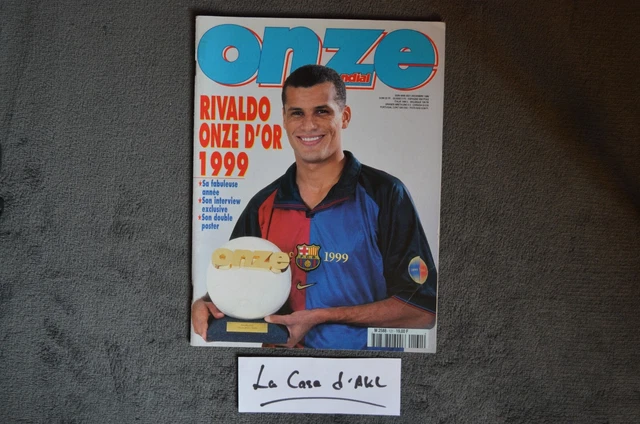 Magazine Onze Mondial - Weah George Onze D'Or 1995 - Libéria Milan AC