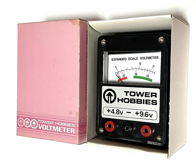 Tower Hobbies Voltmeter +4.8v - +9.6v