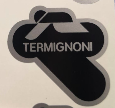 Autocollant Stickers Termignoni Résistant Al Chaleur 10 CM SX Noir Ducati 