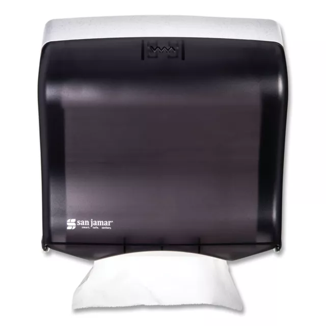 San Jamar Ultrafold Fusion C-Fold & Multifold Towel Dispenser, 11 1/2x5 1/2x11 1