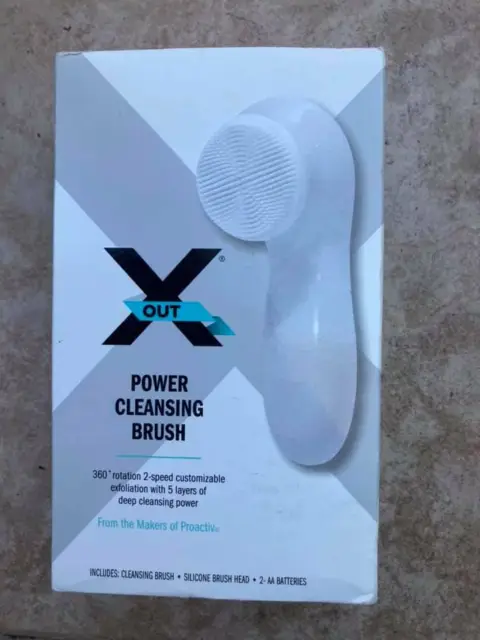 X Out by Proactive Power Cleansing Brush NEW in Box