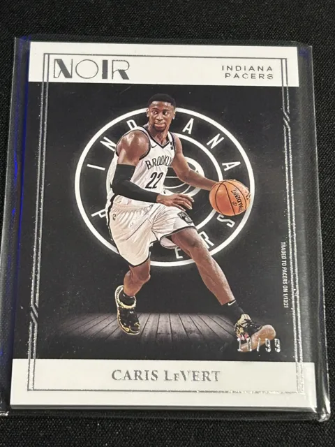 NBA Card - Caris LeVert - Icon Edition 10/99 - Panini Noir 2020-21 - Pacers