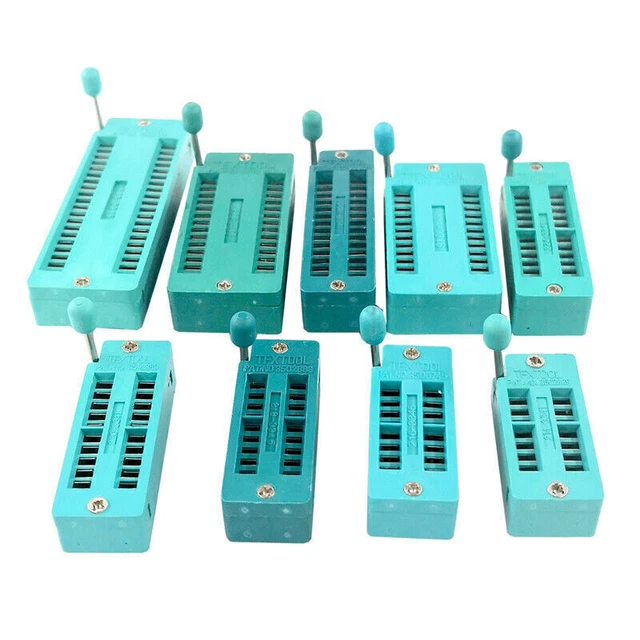 Universal IC Lock Seat ZIF Socket Test 14Pin/16Pin/18Pin/20Pin/24Pin/28Pin/40Pin