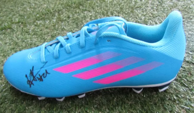 Khadija Bunny Shaw Signed Adidas Football Boot - Manchester City Women Autograph