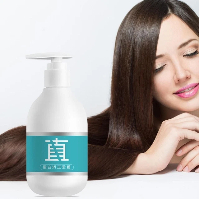 Crème de lissage de cheveux protéinés Cheveux Lissage Crème Soie et brillant