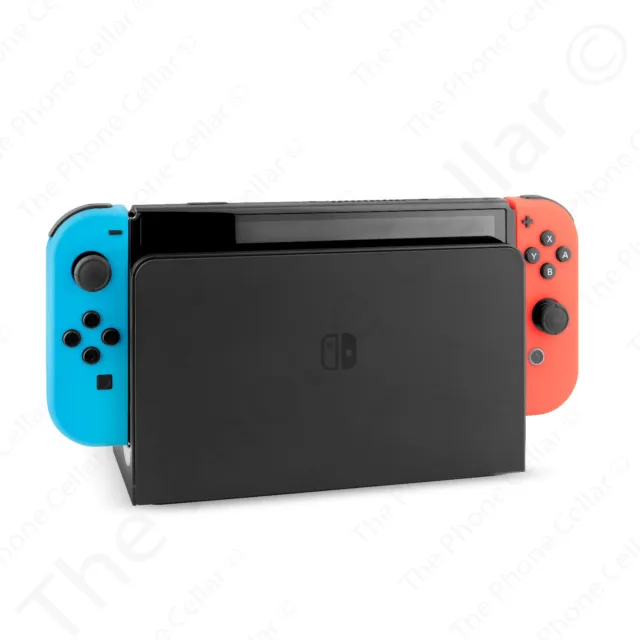 Nintendo Switch OLED 115464 Console Joy-Cons Grip Dock 64GB HDMI Neon Red Blue