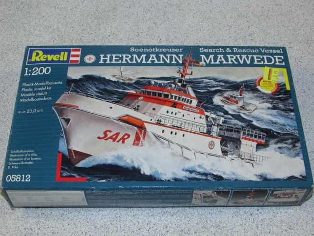 Maquette bateau : Model-Set : DGzRS Hermann Marwede - Jeux et jouets Revell - Avenue des Jeux