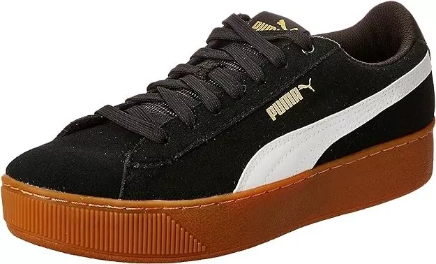 Zapatillas Puma Vikky Platform Black-White 363287 10