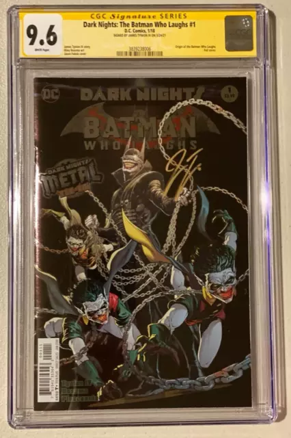 Batman Who Laughs #1 A Foil 1st Printing 2018 CGC 9.6 SS Tynion IV - #3839238006