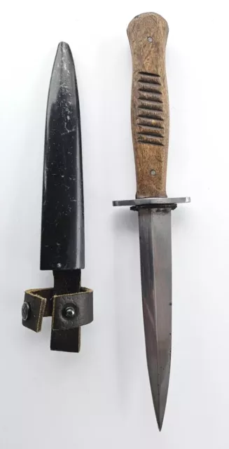 WW1 German Trench / Boot Knife With Scabbard