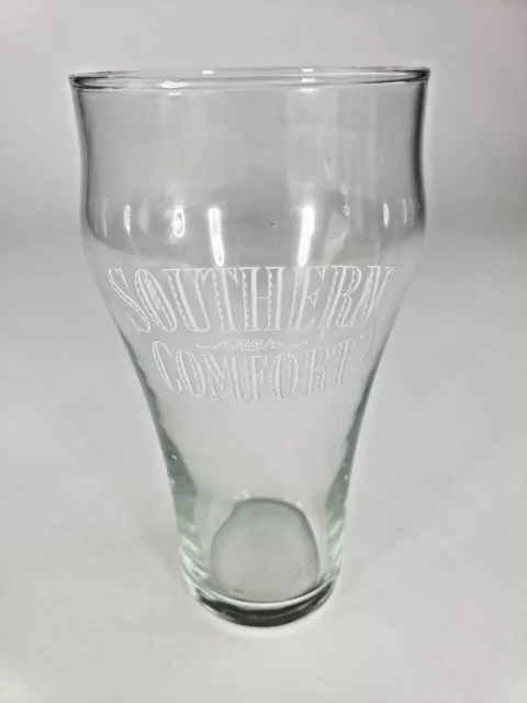 Southern Comfort Tall Highball Bar Glass 6" Fountain Style Whiskey EUC