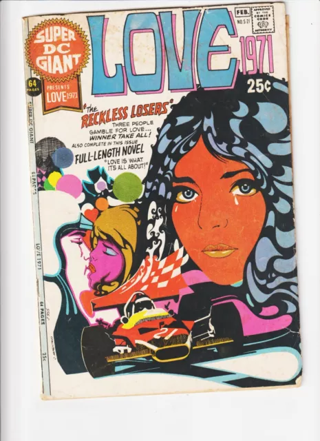 Super DC Giant s-21 / 3.0 / Love 1971  Pop Art Groovy  reckless losers!