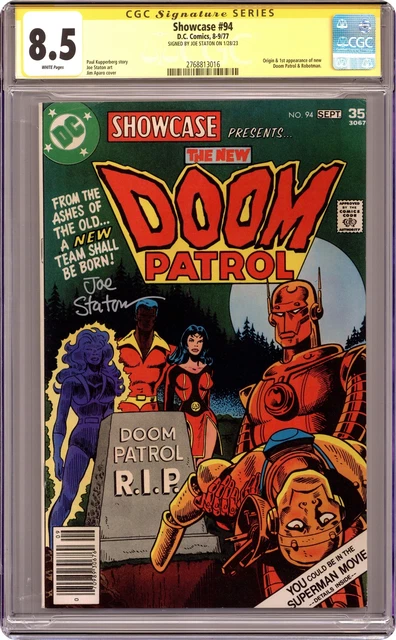 Showcase #94 CGC 8.5 SS Joe Staton 1977 2768813016 1st app. new Doom Patrol