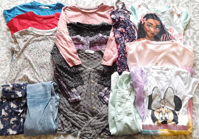 Girls Bundle Of Clothes Age 6-7 - Monsoon Next H&M Tu etc