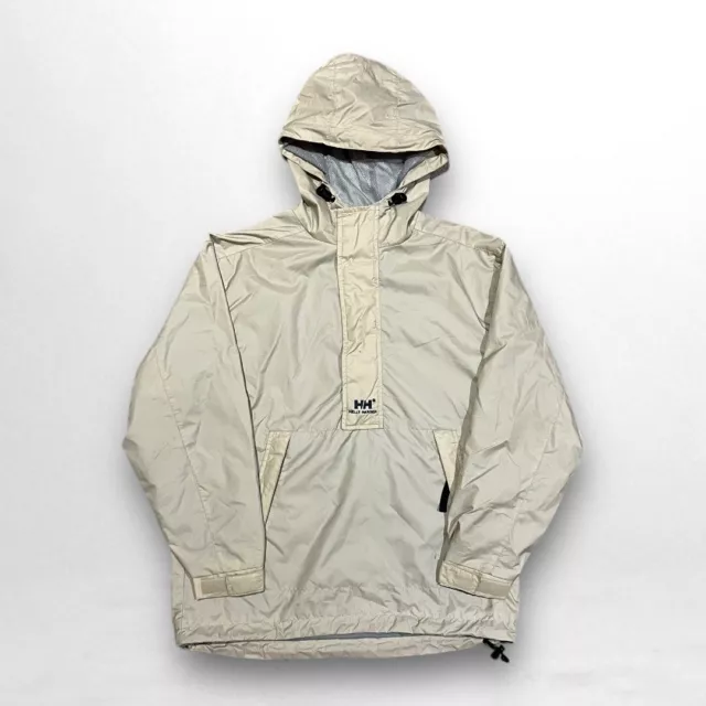 HELLY HANSEN BEIGE Half Zip Overhead Jacket Medium Lil Peep 300.00 PicClick UK