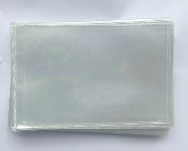 Postcard Protection Polypropylene Sleeves 6”x4” Quantity 50 Used Clean