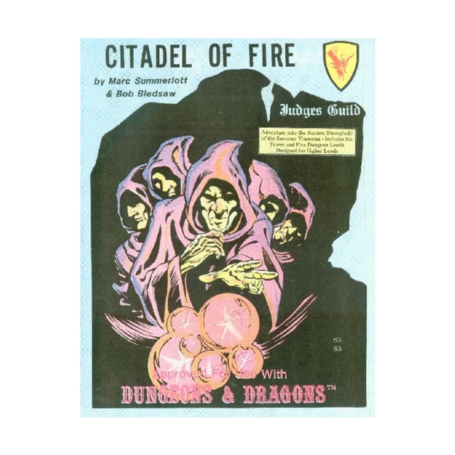 Goodman Games Judges Guild AD&D Citadel of Fire (2015 Reprint) NM