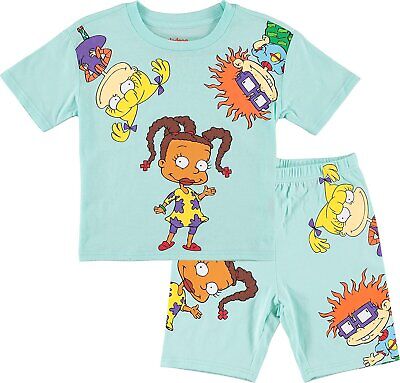 Nickelodeon Rugrats T-Shirt and Biker Shorts- Angelica, Tommy and Suzie...