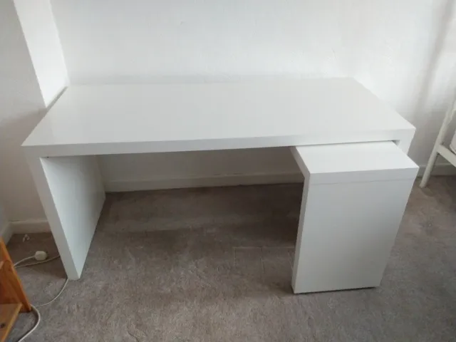 MALM Bureau, blanc, 140x65 cm - IKEA