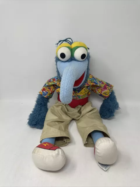 Vintage GONZO MUPPET Plush Jim Henson, Eden w/Hawaiian Shirt