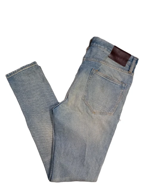 Mens AllSaints CIGARETTE Slim Skinny light Blue Jeans W32 L32