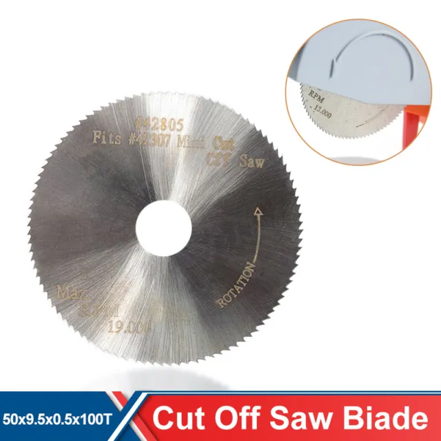 1PC 50mm HSS Circular Saw Blade 100Teeth Wood Cutting Fits 42307/42805 Cut Saw