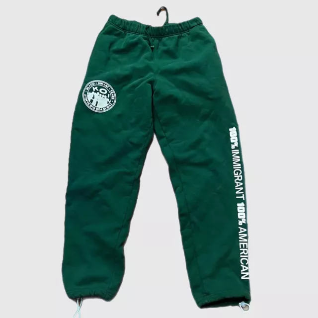 Kids Of Immigrants Joggers Sweatpants Green Buchanans Mens Size Medium