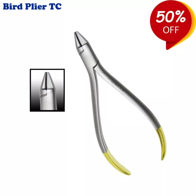 Orthodontie Instrument Oiseau Bec Arc Câble Formant Flexion Pince Avec TC Fentes