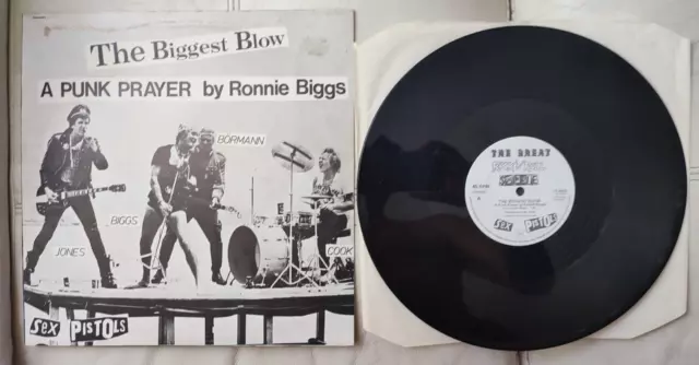 SEX PISTOLS The Biggest Blow A Punk Prayer By Ronnie Biggs My Way 12" Punk Vinyl