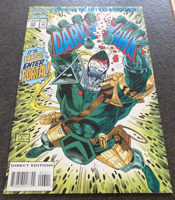 Darkhawk #43 1994 Low Print Run Marvel Comic Gotg Mcu Movie Vf/Vf- High Grade 3