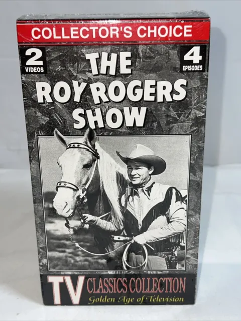 The Roy Rogers Show TV Classics Collection (VHS) Rip On Back Plastic
