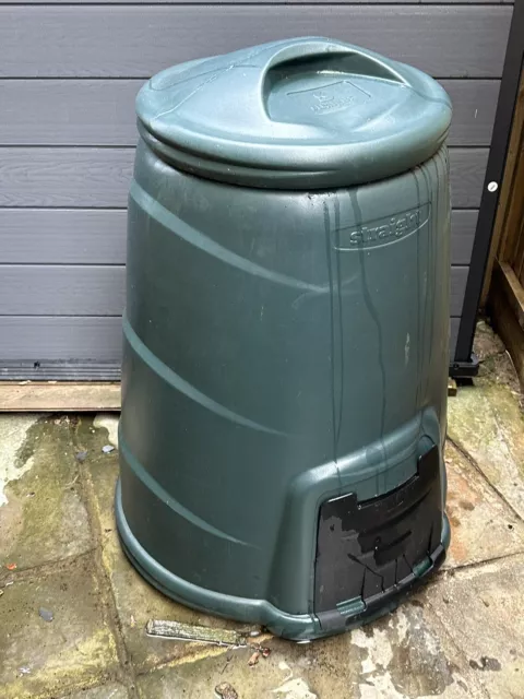 220L Garden Composter XL Compost Food Garden Waste Bin - Green