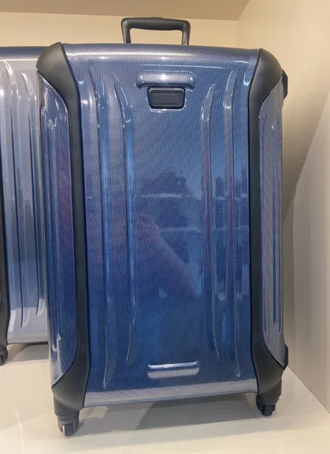 NEW Tumi Vapor Medium Trip 4 Wheel Packing Suit Case - BLUE with Black Accents