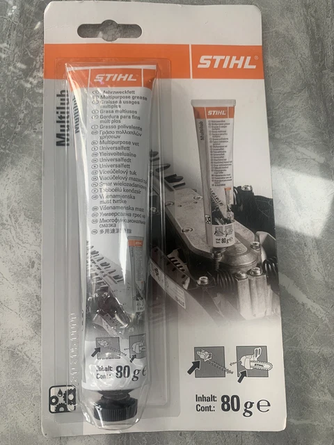 STIHL MULTILUB GREASE For Hedge Trimmers & Chainsaw 80G Tube Part:0781 ...