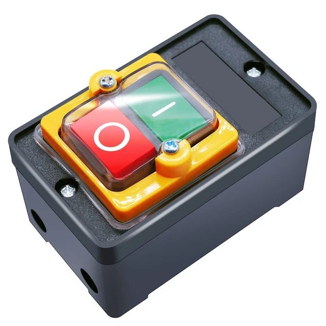 WATERPROOF OUTDOOR PUSH Button Switch On Off 380V Stop Start Single