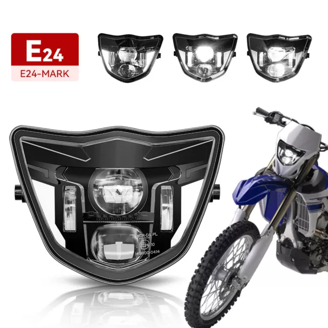 Off-road LED Headlight Head Lamp For Yamaha WR250F WR450F 2013-2023 Plug & Play